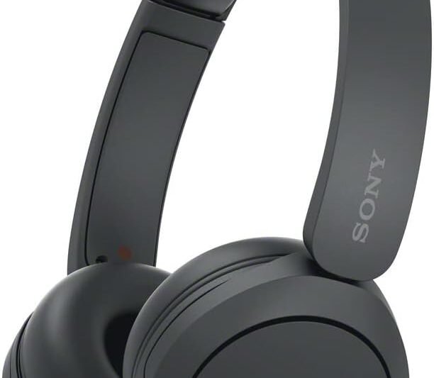 Sony WH-CH520 Wireless On-Ear Bluetooth Headphones with Microphone, Black