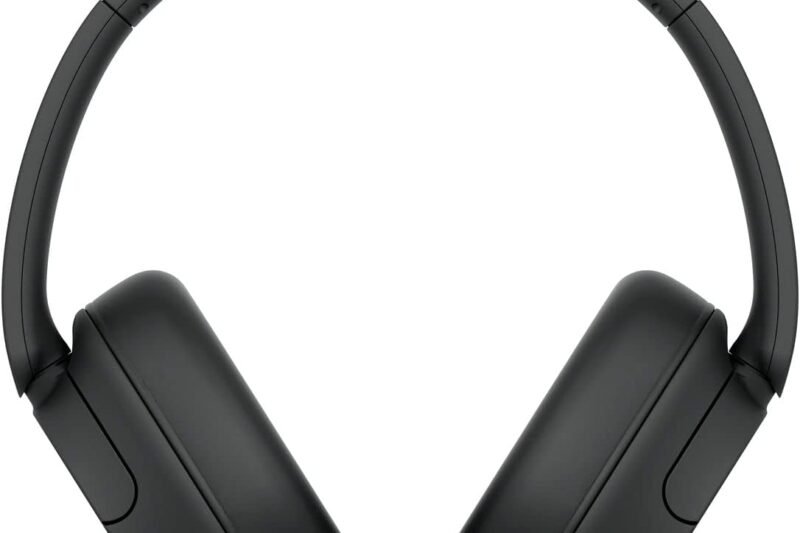 Sony WHCH720N Wireless Over-Ear Noise-Canceling Headphones (Black)